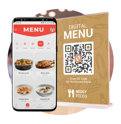 QR code menu